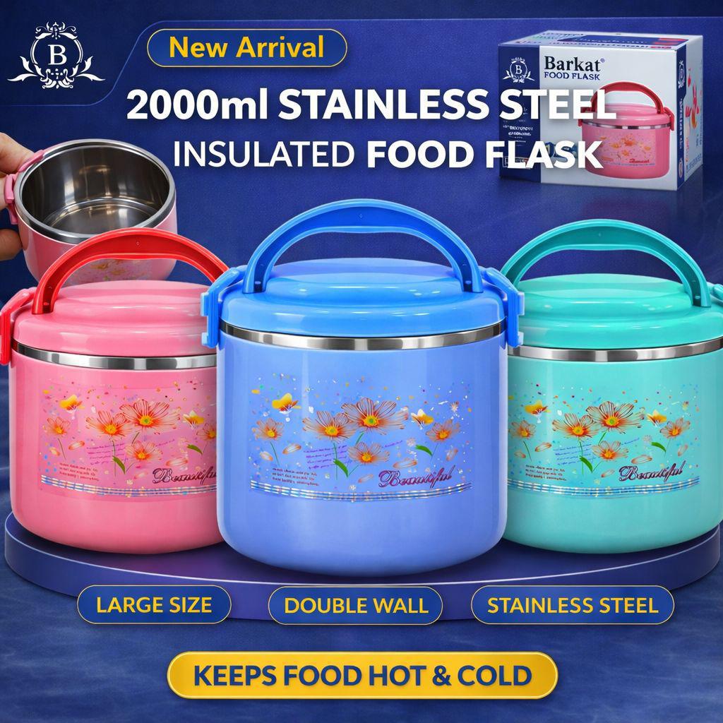 2000ml Steel Food Flask